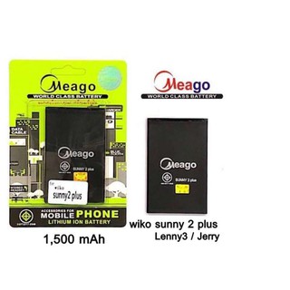 Meago battery แบตเตอรี่ Wiko Suny2 plus  ความจุ 1500mAh   **ของแท้  สินค้า มอก. มีประกัน**