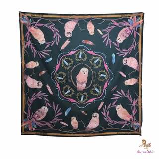 Kiss Me Doll - Collection ขนาด 100x100 cm.ผ้าพันคอ/ผ้าคลุมไหล่