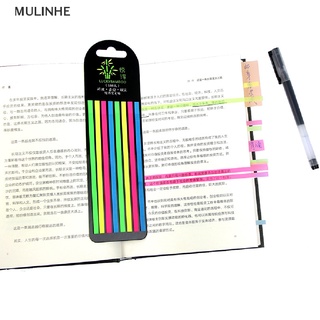 Mulinhe แถบธงเรืองแสง สีใส เครื่องเขียน 160 ชิ้น