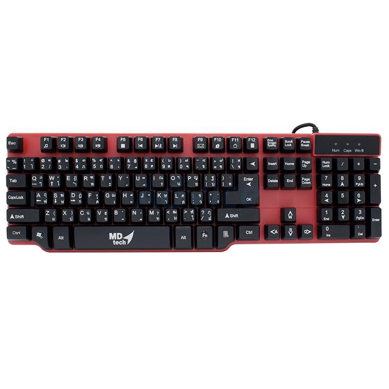 คีย์บอร์ด USB Multi Keyboard MD-TECH (K-2) Machanical Style Keyboard ...