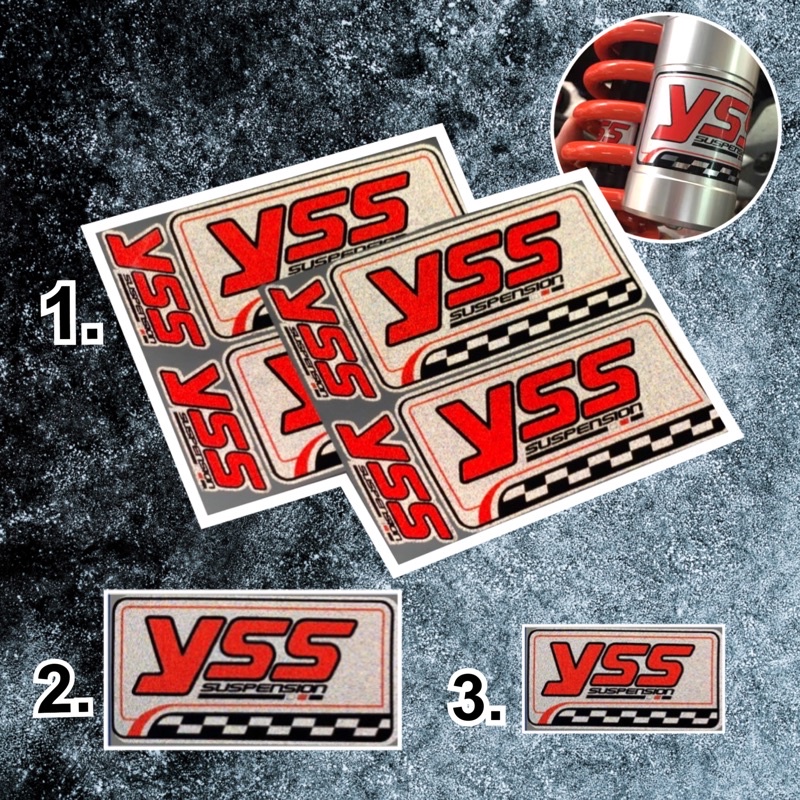 สติ้กเกอร์Yss ติดโช็ค(3Mสะท้อนแสง ) งานสวย ติดแน่น ❌ขายเป็นชิ้นค้า✅ &สติ๊กเกอร์โอลิงแบบใส