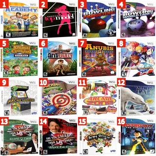 แผ่นเกมส์ Wii : รวมเกมส์มาให้เลือกเล่นชุดที่ 02 (DVD)(สำหรับเครื่องแปลงแล้ว)