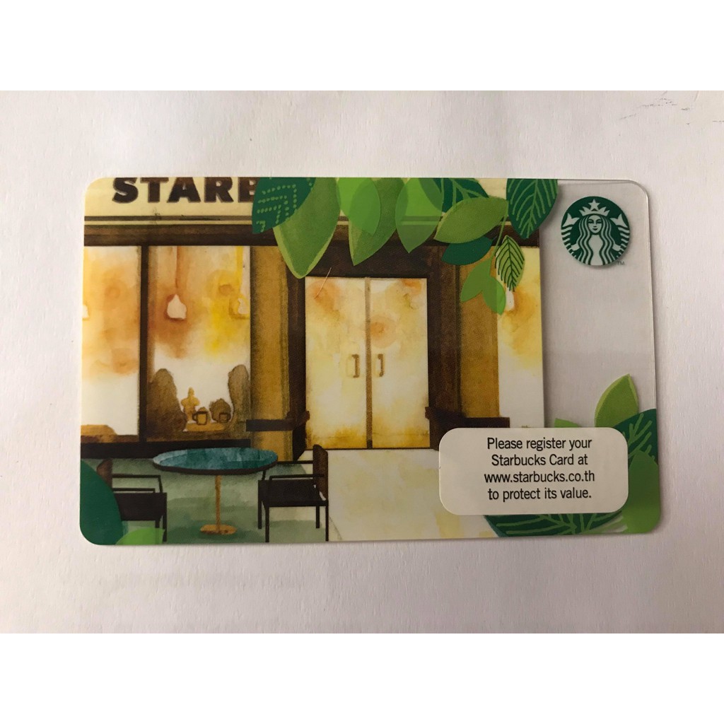 Starbucks card บัตรสตาร์บัคส์