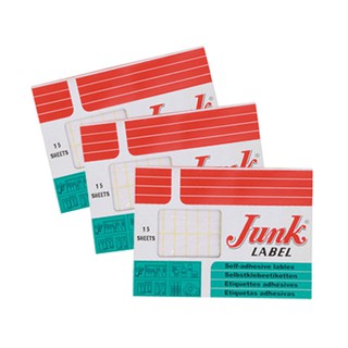 *พร้อมส่ง* ป้ายสติ๊กเกอร์ ป้ายราคา Junk Label (มี15แผ่น)