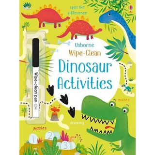 Asia Books หนังสือภาษาอังกฤษ WIPE-CLEAN: DINOSAUR ACTIVITIES