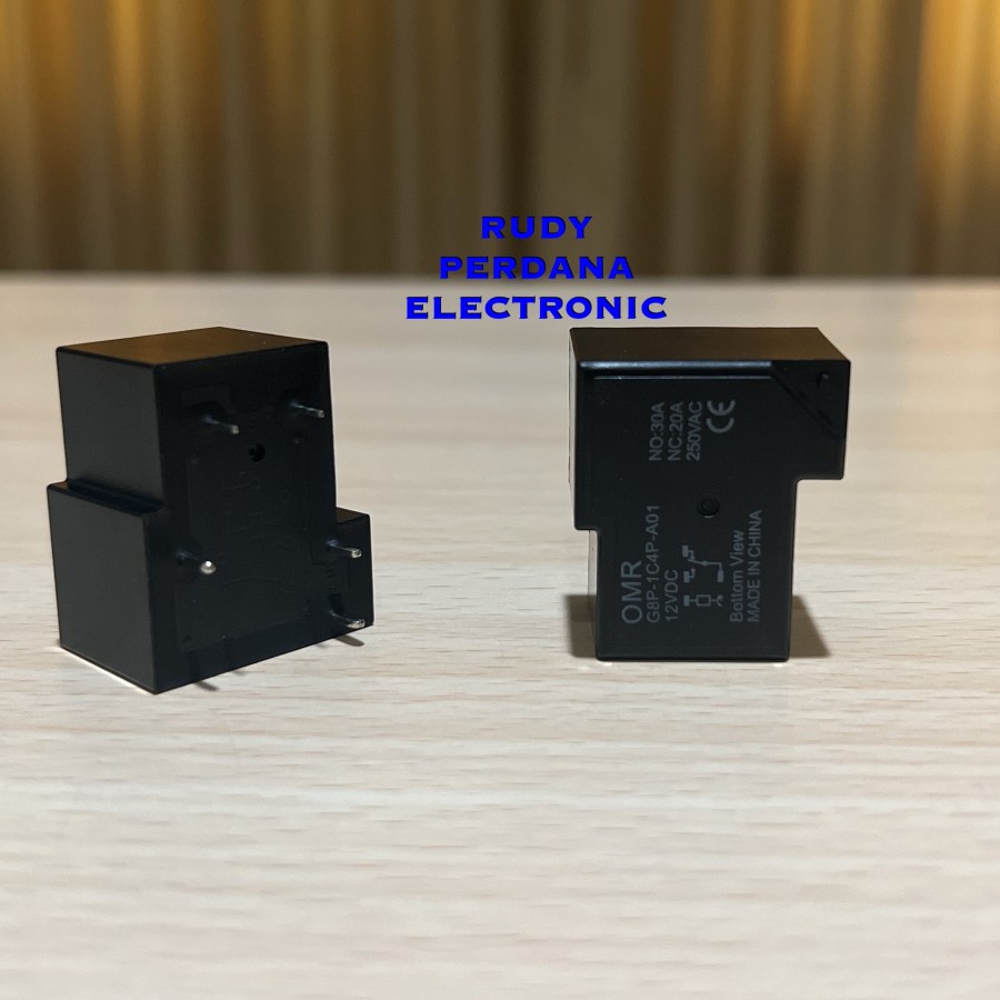รีเลย์ 5 PIN FOOT 5P 12 VOLT 12V 30 CAMPERE 30A OMR FROG G8P-1C4P-A01