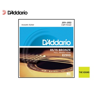 D ADDARIO สายกีตาร์โปร่ง EZ-910