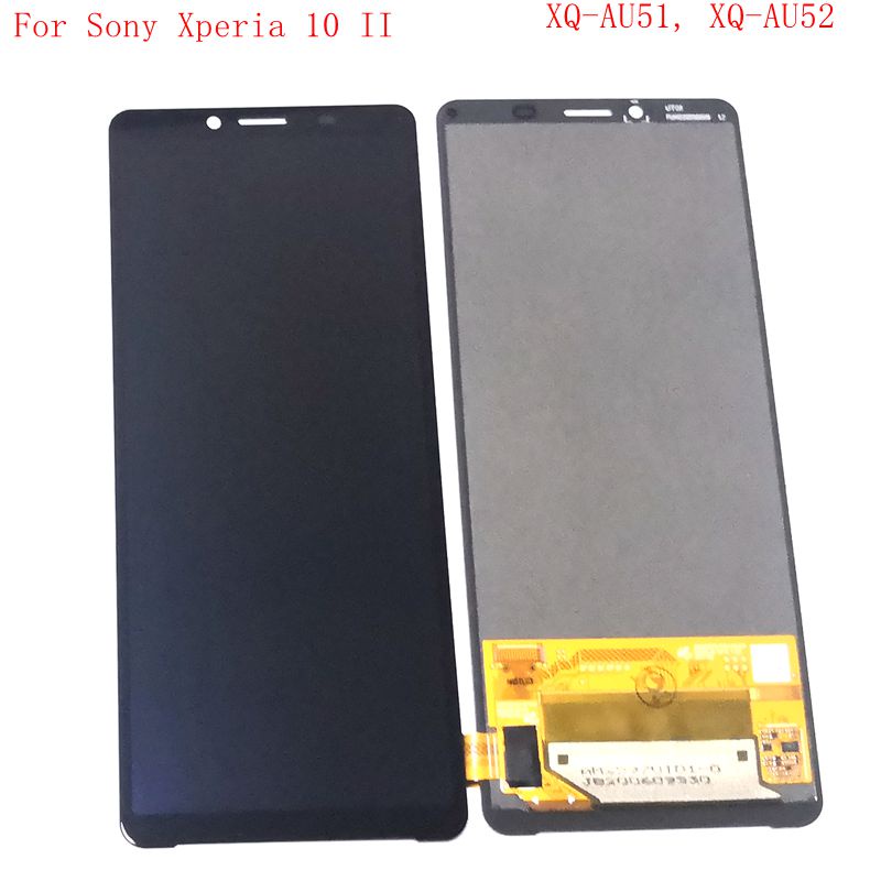 LCD สําหรับ Sony Xperia 10 II XQ-AU51 XQ-AU52 X10 II จอแสดงผล LCD Touch Screen Digitizer Assembly เป