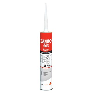 LANKO 603 310ML WHITE SEALANT POLYURETHANE โพลียูรีเทนสำหรับอุดรอย LANKO 603 310 มล. สีขาว วัสดุประสานและอุดรอยรั่ว เคมี