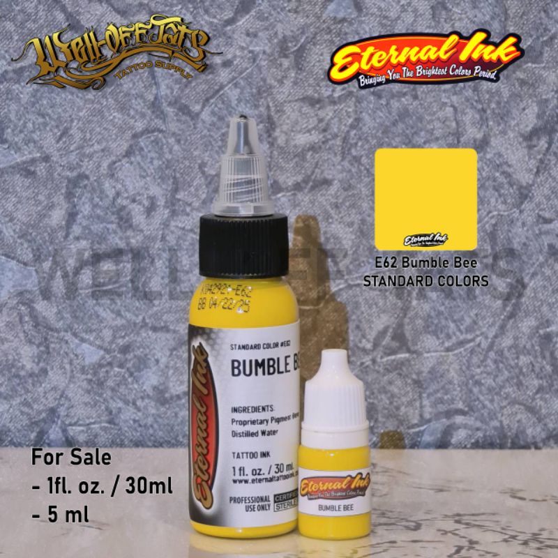 หมึกสักลาย Eternal แท้ E62 Bumble Bee