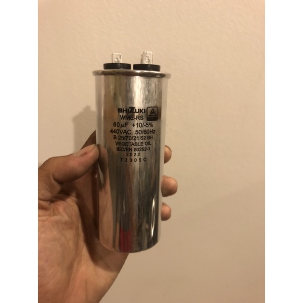 Capacitor Shizuki 60uf 440VAC