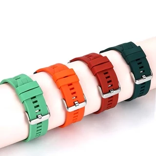 สายนาฬิกาAmazfit Watch 20 mm /22 mm สายยางซิลิโคน ใช้ได้กับ smart watch ขนาด20mm/22mm สาย Xiaomi Mi Watch S1, Huawei