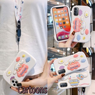 3D การ์ตูนน่ารัก สุนัขอบเชย For OPPO Reno 10 10Pro 9 9Pro 6 6Z 5 5Pro 4 4Pro 3 3Pro 4Z Reno4 Reno3 Reno9 Reno5 Reno10 Pro Reno6 เคสโทรศัพท์ Silicone Soft Case Cartoons Cinnamon ป้องกันการตก เปลือกป้องกัน