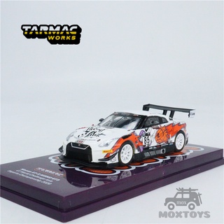 โมเดลรถยนต์ Tarmac Works 1:64 Nissan GT-R NISMO GT3 ILLEST Diecast ของเล่นสําหรับเด็ก