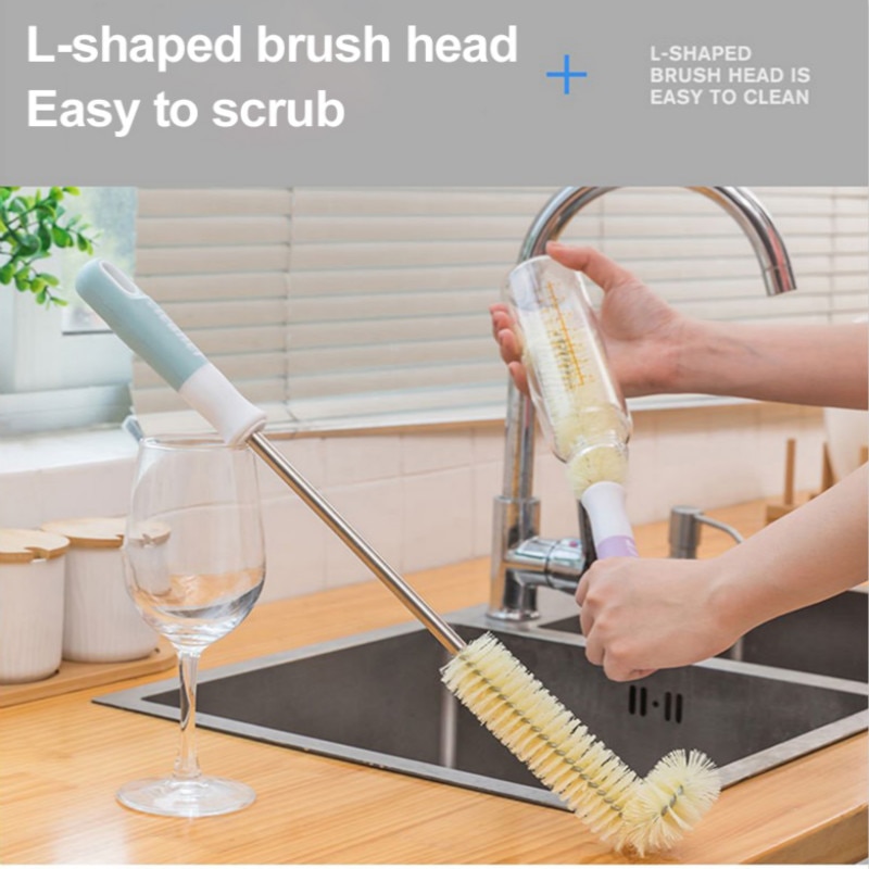 Chemimoso Multifunctional Cleaning Brush, Baby Bottle Brush, Bottle