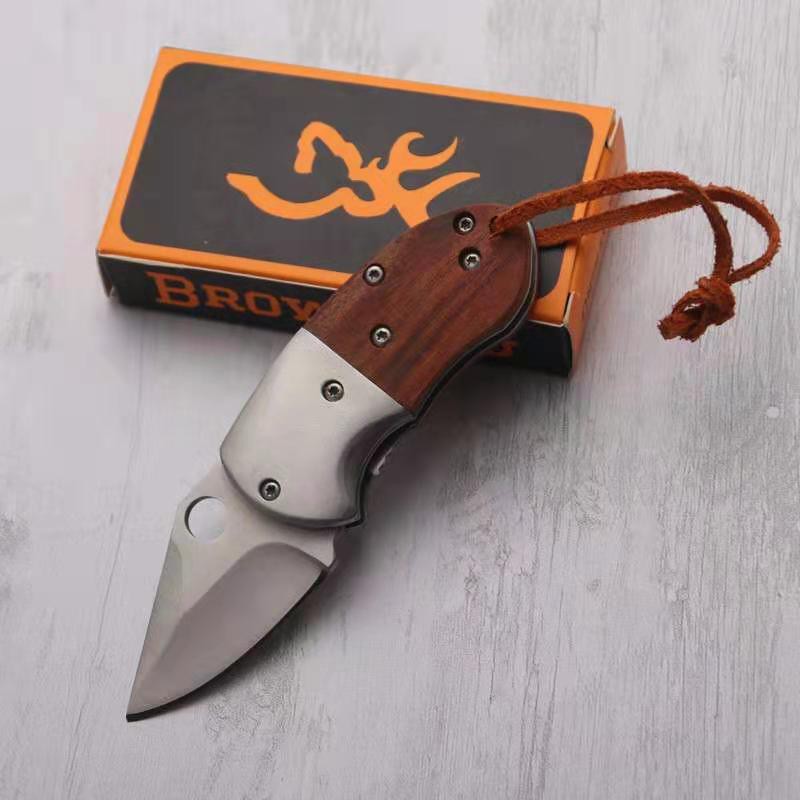 BROWNING มีดพับ มีดเดินป่า มีดป้องกันตัว มีดพับเล็ก เครื่องมือการอยู่รอด EDC แบบบพกพา ล่าเพื่อความอยู่รอด ราคา ถูกที่สุด ดีลบีเคเค แกลเลอรีภาพที่ 3