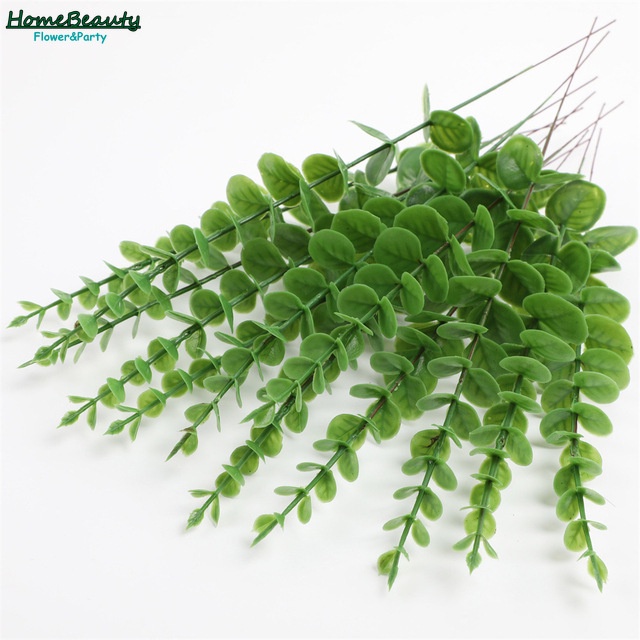 ใบยูคาลิปตัสประดิษฐ์ สีเขียว สําหรับตกแต่งบ้าน งานแต่งงาน 1 ชิ้น - รูปที่ 4