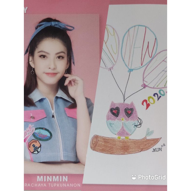 สคส postcard 2020 lucky bag minmin มินมิน bnk48 ส่งฟรี
