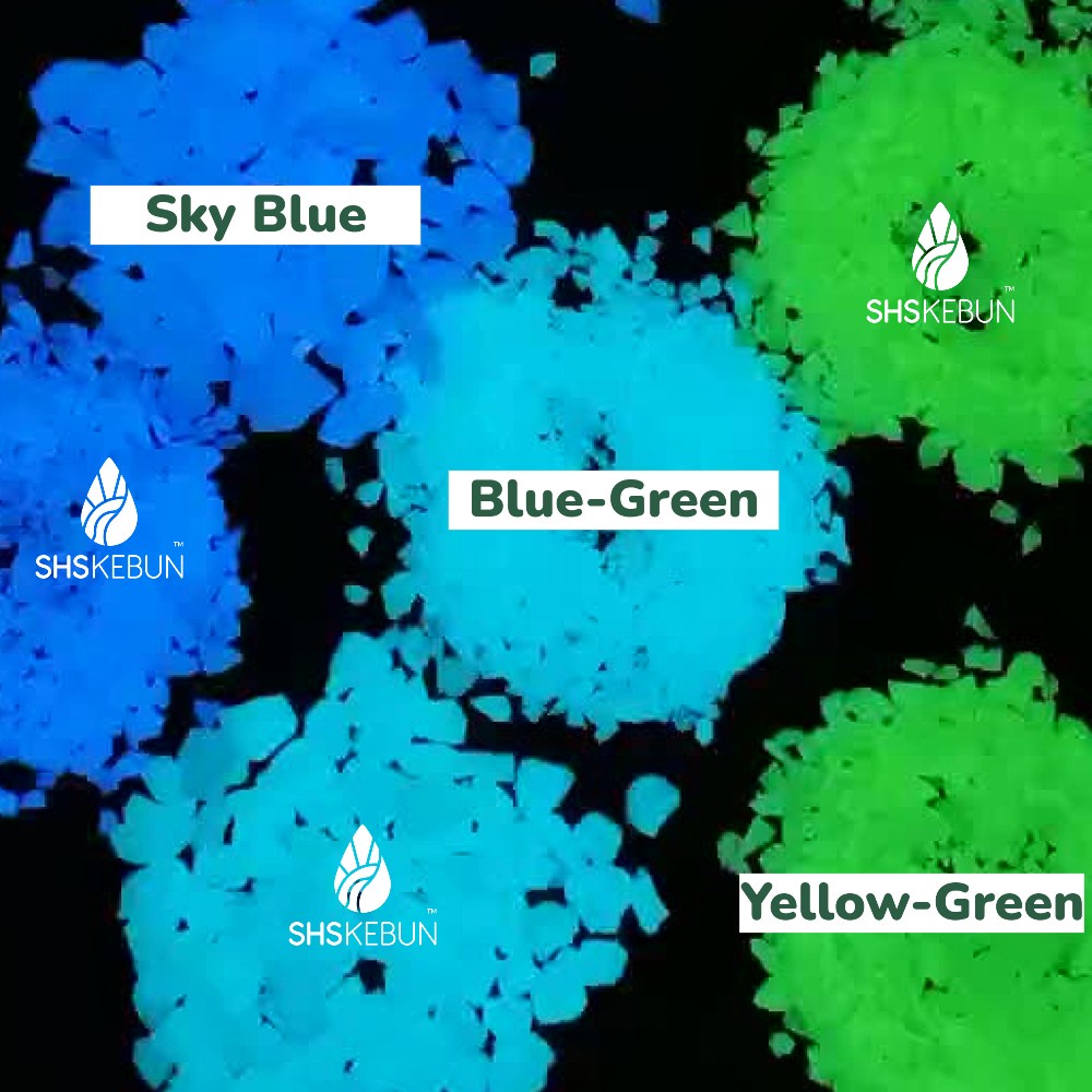 100g Batu Bersinar Luminous Stone 夜光石 Pebble Stone 5-8mm SHS KEBUN