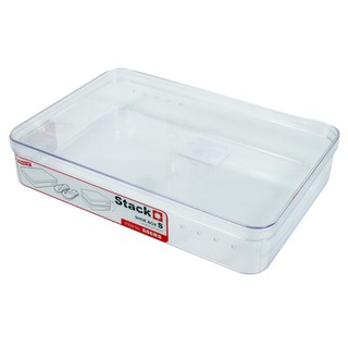 กล่องรองเท้าใส STACKO 886RS 19.2x28x5.7 ซม.SHOE BOX STACKO 886RS 19.2X28X5.7CM CLEAR