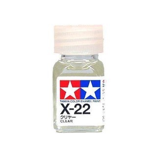 สีสูตรอีนาเมล TAMIYA X-22 Clear (10 ml) สีอีนาเมลสำหรับพลาสติกโมเดล กันพลา