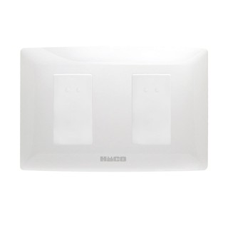 ชุดสวิตช์ 1 ทาง เปิด-ปิด ความสว่าง 2 ช่อง HACO AP-S21 SET SWITCH 1 WAY HACO AP-S21