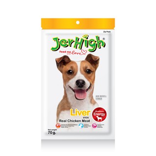 Jerhigh Dog Snack Liver Stick (60 g.) เจอร์ไฮ ขนมสุนัข รสตับ