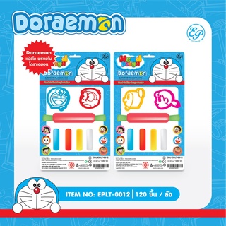 แป้งโดกระปุก ของเล่น แป้งโดว์ เสริมสร้างจินตนาการ 1 แพ็ค มี 4 สี Doraemon DM012