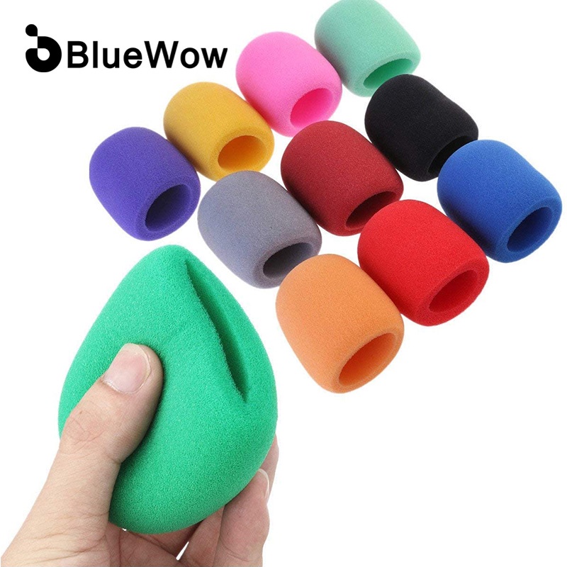 Bluewow โฟมครอบไมโครโฟนไร้สาย แบบมือถือ