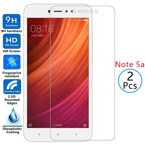 กระจกนิรภัยป้องกันสําหรับ Xiaomi Redmi หมายเหตุ 5a ป้องกันหน้าจอบน Ksiomi Readmi Note5a ไม่ใช่ 5 A5 