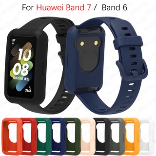 เคสป้องกัน TPU ป้องกันหน้าจอ เคสกันกระแทก สําหรับ Huawei band 7 / band 6