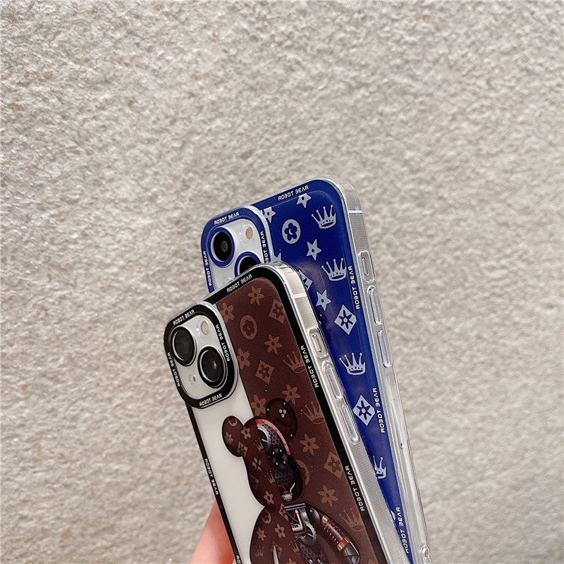 เคสนิ่ม กันกระแทก ลายหมีโหด สําหรับ for iphone 13 12 11 Pro Max 12 13 Mini XS Max XR X 8 7 Plus #8