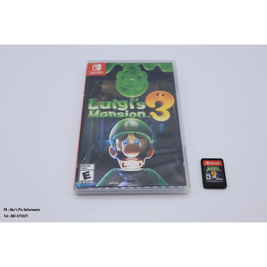 แผ่นเกม luigis mansion 3 nintendo switch (มือสอง)