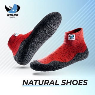 Rhino Natural Shoes รองเท้าวิ่งเพื่อสุขภาพ พื้นยาง บาง เบา ใส่ได้ทุกที่ ทุกเวลา