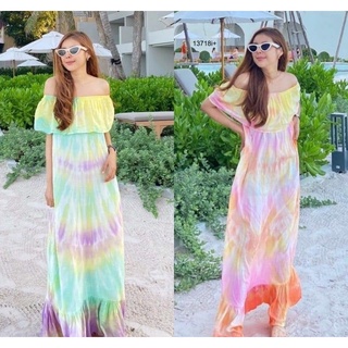 SALE++++ Maxi Dress เดรสยาว เปิดไหล่