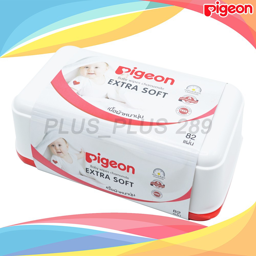 ✆♤ทิชชู่เปียก พีเจ้น PIGEON รุ่นคาโมมายด์ 82 ชิ้น +กล่อง