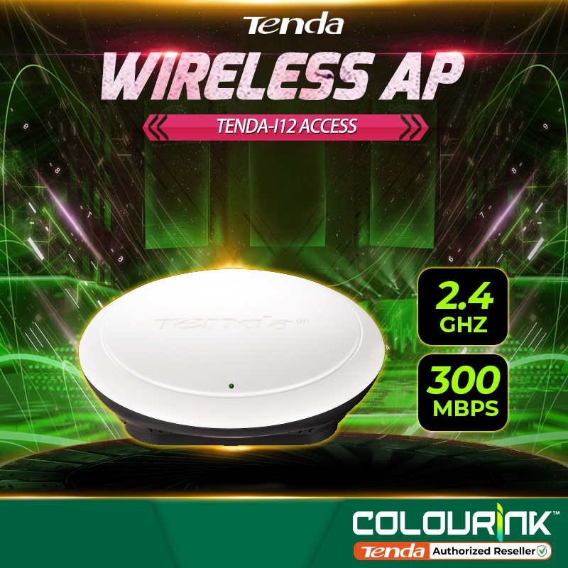 Tenda I12 300mbps Wi-Fi Celling Mount N300 Access Point คล้าย EAP110 EAP22510 EAP650 EAP653