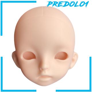 [PREDOLO1] 12inch BJD Unpainted Female Doll Body Parts DIY Replacements White Skin Head