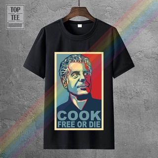 ROUND คอลูกเรือใหม่ เสื้อยืดลําลอง ผ้าฝ้าย 100% แขนสั้น พิมพ์ลาย Anthony Bourdain No Reservations Rip Blackwhite Emdcmg4