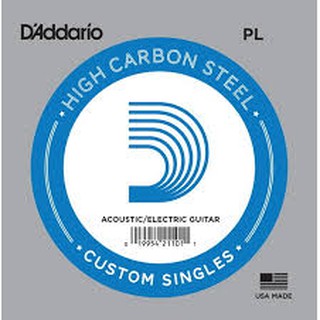 สายกีตาร์ปลีกDAddario Single String ของแท้  เป็นสายอะไหล่ ใช้ได้ทั้งกีตาร์โปร่งและกีตาร์ไฟฟ้า