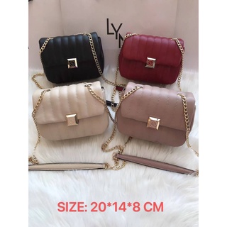 พร้อมส่ง LYN   new  collection  สะพายได้ 2  เเบบ รุ่นขายดีเรียบหรู