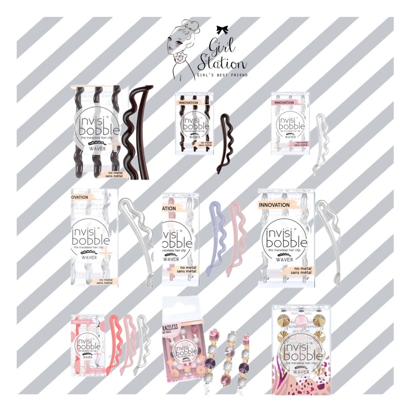 ของแท้ ถูกที่สุด📌📌พร้อมส่ง กิ๊บ Invisibobble waver & barrete