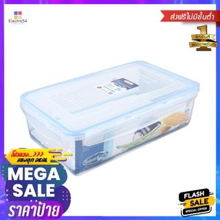 กล่องอาหารเหลี่ยม SUPER LOCK 3 ลิตร 6814FOOD CONTAINER MICRON SUPER LOCK 6814 3L