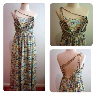 Maxi Dress ชุดเดรสกระโปรงยาว(มือ2)