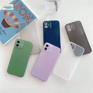 เคสใส เนื้อแมตต์ กันรอยนิ้วมือ บางพิเศษ 0.03 มม. สําหรับ IPhone 14 13 12 11 Pro Max X XR XSMAX