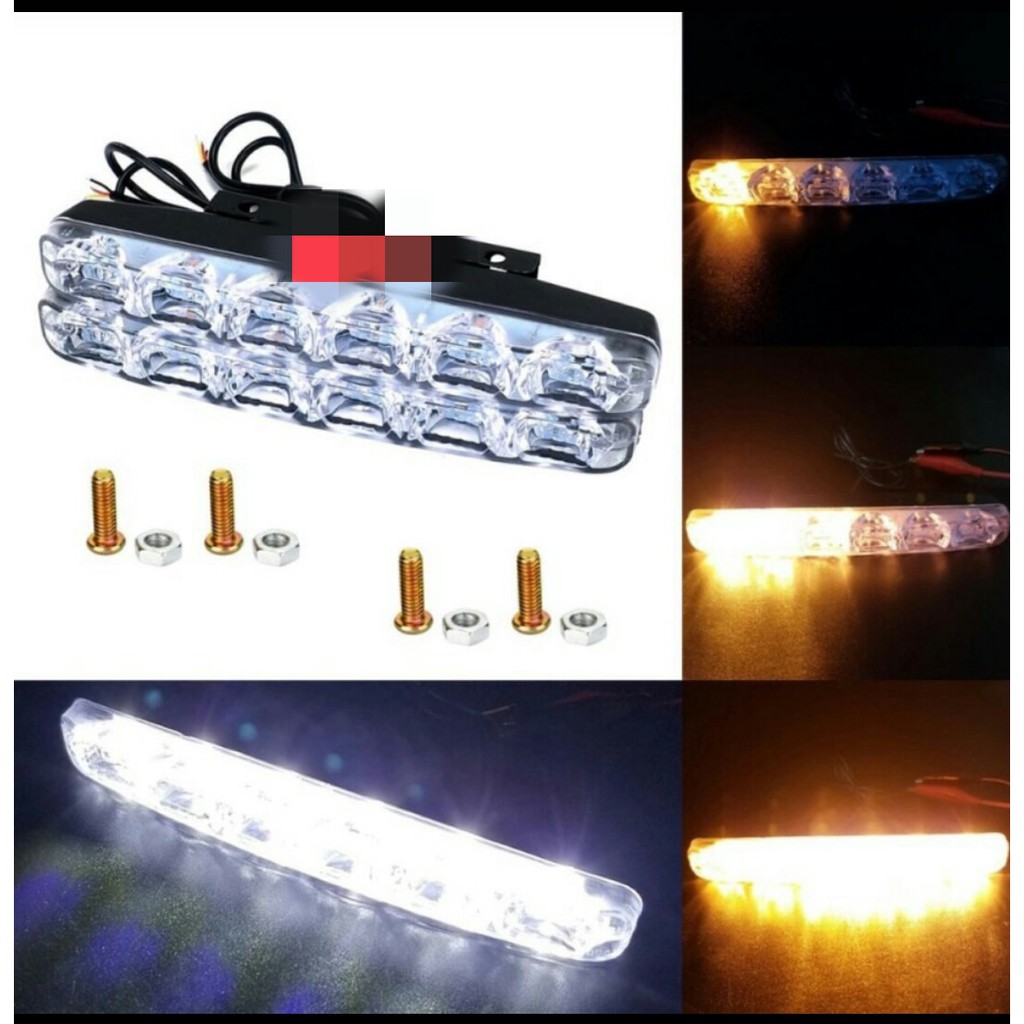 MATA Drl Sein Sen Running Light Car 6 Eyes