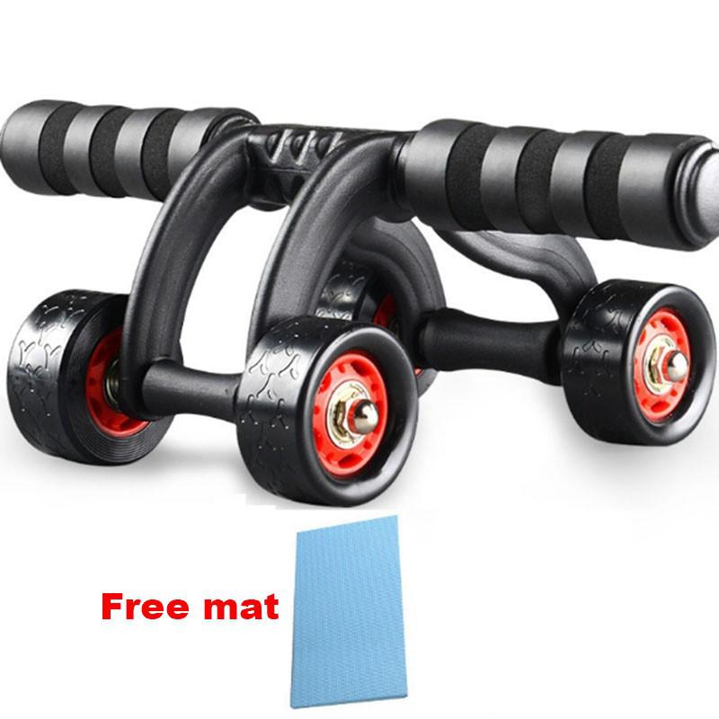 Ab Roller Pro อุปกรณ์ออกกําลังกายกล้ามเนื้อหน้าท้อง ABS 4 ล้อ