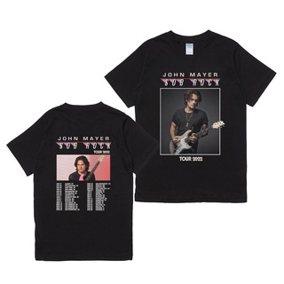 [100% Cotton] เสื้อยืดลําลอง แฟชั่นใหม่ ลาย John Mayer Sob Rock