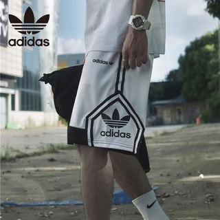 Adidas ของแท้ 100% กางเกงขาสั้นลําลอง ผ้าฝ้าย ทรงหลวม แฟชั่นสําหรับผู้ชาย