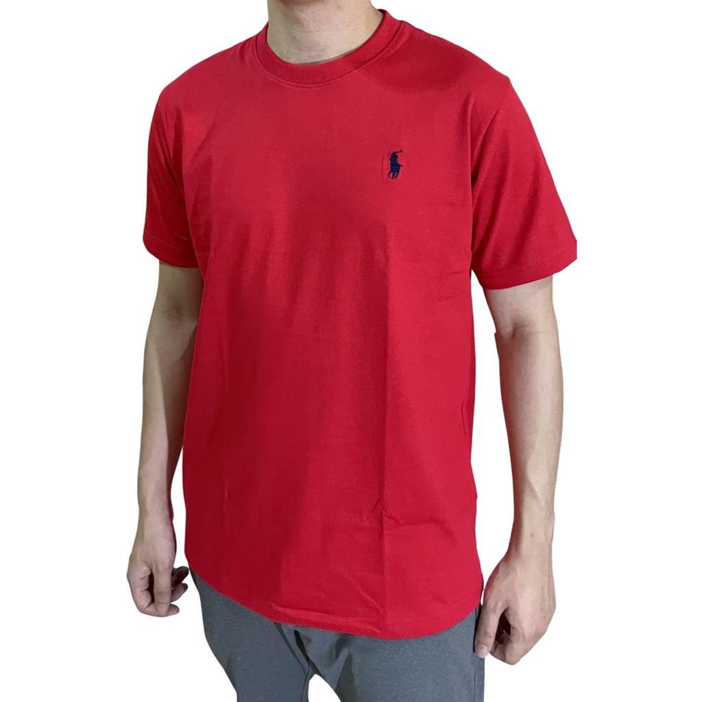 เสื้อคอกลมปักโลโก้ POLO ผ้าเนื้อคอตตอน 100% 3XL-5XL รอบอก 52" เนื้อผ้านุ่มมาก ไซส์ใหญ่ ผ้าไม่ย้วย ใส่ได้ทั้งชายและหญิง